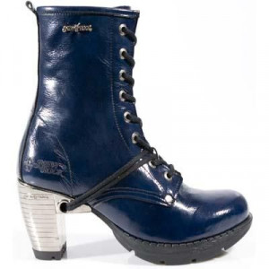 CHAROL ARRUGADO AZUL TRAIL NEGRO TACON ACERO - 