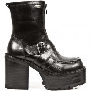  NOMADA NEGRO, PLATAFORMA EIGHTIES BLACK - 