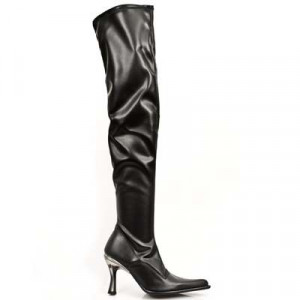  ITALI NEGRO Y ELASTICO NEGRO, HOJA TACON SALSA ACERO - 