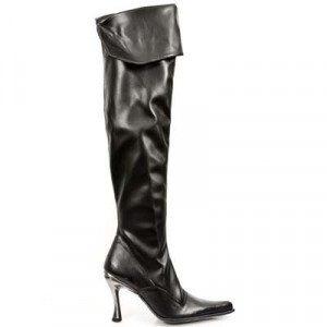  9052 Italy Negro Sintetico Negro Elastico Hoja Tacon New Rock - 