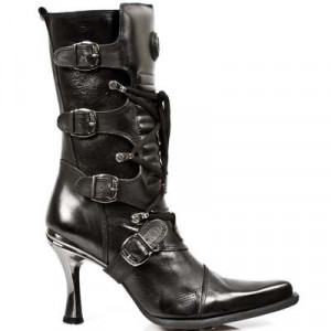  ITALI Y ROCK NEGRO, MALICA TACON CARIBE ACERO - 