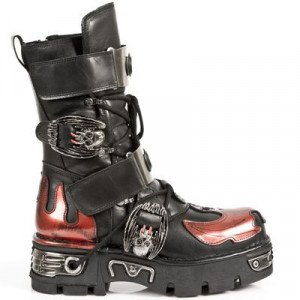 Ботинки ITALI NEGRO, FLORENTIC ROJO, NEW REACTOR NEGRO ORIFICI - Изображение