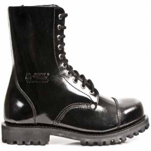  CHAROL NEGRO ARRUGADO, PISO MILI (STEEL TOE) - 