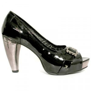  METALLIC NEGRO, PLATAFORMA TACON ROCK ACERO - 