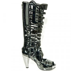 METALLIC NEGRO, PLATAFORMA TACON ROCK ACERO - 