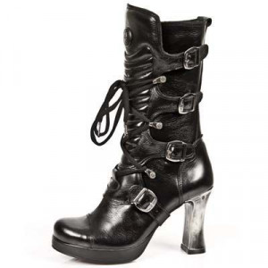  NOMADA NEGRO, PLATAFORMA GOTH TACON ACERO - 