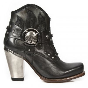  M.7975-S1 NOMADA NEGRO PULIK ACERO SUELA SPAY MIEL TACON BUL - 