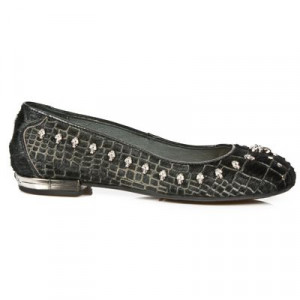  M.BL006-R4 PELO COCO NEGRO VIVO NEGRO TPU NEGRO BAILARINAS T - 
