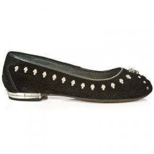  M.BL006-S1 VELOUR NEGRO, VIVO NEGRO, TPU BAILARINAS T.ACERO - 