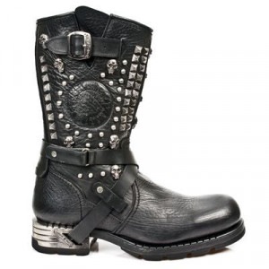  BUFALO NEGRO ENCOGIDO MOTOROCK NEGRO TACON ACERO - 