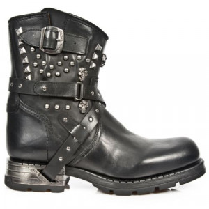  M.MR021-R1 ITALI NOMADA NEGRO MOTOROCK NEGRO TACON ACERO - 