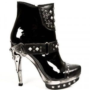  NOMADA NEGRO CHAROL NEGRO PLAT ACERO PUNK PIR T - 
