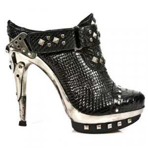  M.PUNK042-R3 PITON NEGRO PUNK ACERO PIR T RECICLE OREJAS - 