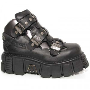  122 ITALI NEGRO Y ANTIC ACERO TOWER NEGRO LATERAL - 