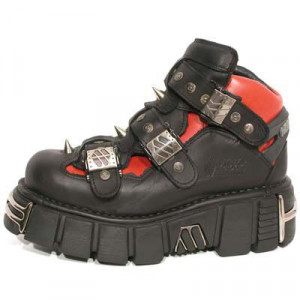  135 ITALI NEGRO NOMADA ROJO TOWER NEGRO ACERO - 