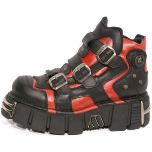  172 ITALI NEGRO NOMADA ROJO TOWER NEGRO ACERO - 