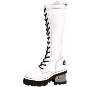  236 CHAROL ARRUGADO BLANCO PLANING NEGRO M8 ACERO - 