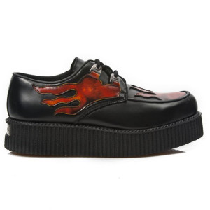  M.2400-R10 ANTIK NEGRO PULIK FUEGO CREEPERS NEGRO - 