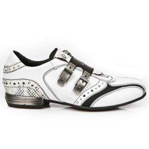  M.2715-C10 NAPA BLANCA ITALI NEGRO PITON BLANCO SNOB T ACERO - 