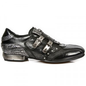  M.2715-C4 NOMADA NEGRO ITALI NEGRO COCO NEGRO PLATA SNOB ACE - 
