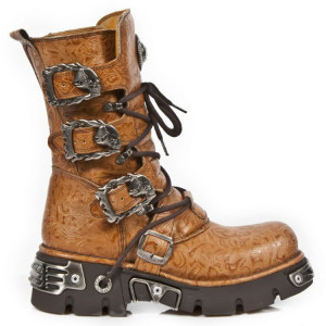 M.391-S3 VINTAGE FLOWER CUERO, REACTOR MARRON TOBERAS ORIF - 