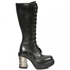  M.8357-C1 ITALI NEGRO, PLATAFORMA NRK BANDAS ACERO-NEGRO - 