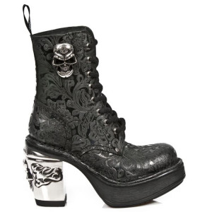  M.8358-S1 VINTAGE FLOWER NEGRO, PLATAFORA NRK T.SKULL - 