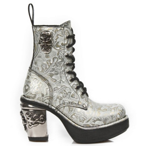  M.8358-S5 OAKNUTS BLANCO-ORO, PLATAF NEGRO TACON SKULL ACERO - 