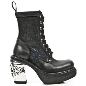  M.8363-C5 ITALI NEGRO BOX AZUL METAL ENCAJE 54 PL NRK SKULL - 