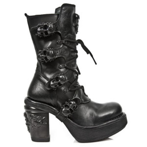  M.8366-S8 ITALI NEGRO, NOMADA NEGRO, PLT. NKR T.SKULL OXIDO - 