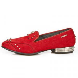  M.8413-C2 VELOUR ROJO TPU NEGRO SNOB TACON ACERO - 