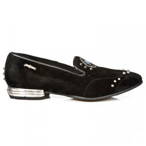  M.8414-C1 VELOUR NEGRO TPU NEGRO SNOB TACON ACERO - 