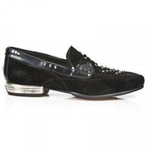  M.8423-C1 VELOUR NEGRO CHAROL STUCO ACERO TPU NEGRO SNOB ACE - 