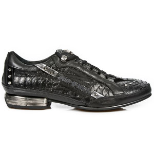  M.8426-C4 NOMADA NEGRO PITON NEGRO CHAROL STUCO ACERO BOX PL - 