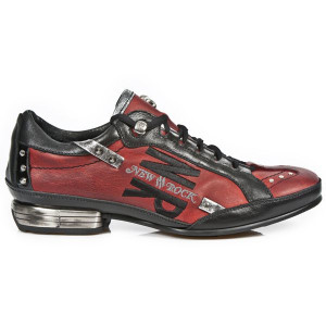  M.8426-C6 NOMADA NEGRO NATURE ROJO CHAROL STUCO ACERO BOX PL - 