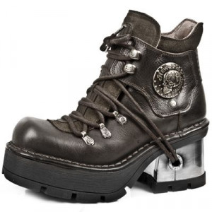  884 CHEYENNE MORO VELOUR MORO CARBONO MARRON PL NEGRO NEW - 