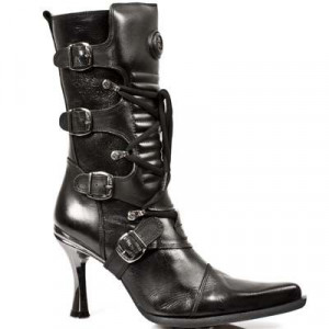  M.9373-C7 ITALI Y ROCK NEGRO, MALICA TACON CARIBE ACERO - 