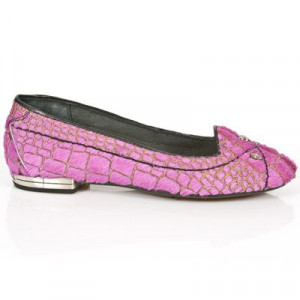  M.BL005-C5 PELO COCO FUCSIA VIVO NEGRO TPU NEGRO BAILARINAS - 