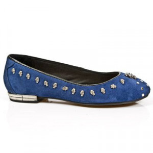  M.BL006-C1 VELOUR AZUL AZAFATA TPU NEGRO BAILARINAS T BL ACE - 