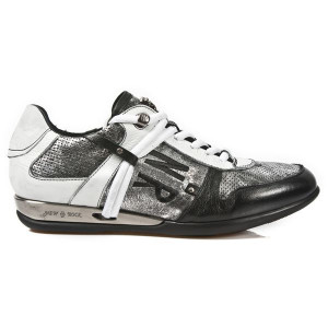  M.HY001-C11 NOMADA NEGRO BOX PLANE NAPA BLANCA RIB ITALI NEG - 