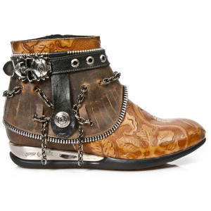  M.HY101-C8 VINTAGE FLOWER CUERO ALASKA CUERO NOMADA NEGRO HY - 