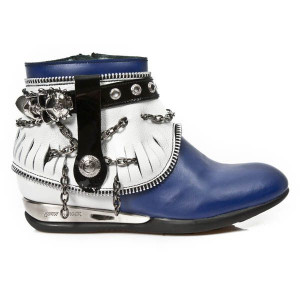  M.HY101-C9 ANTIK AZUL NAPA BLANCA CHAROL NEGRO HYBRID NEGRO - 