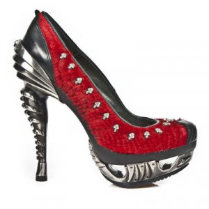  M.MAG018-C3 SOFT NEGRO PELO SERPIENTE ROJO PIEL VIVO NEG MAG - 