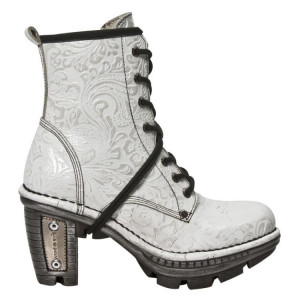  M.NEOTR008-S5 VINTAGE FLOWER BLANCO-PLATA, RIB NEG. NEOTR AC - 
