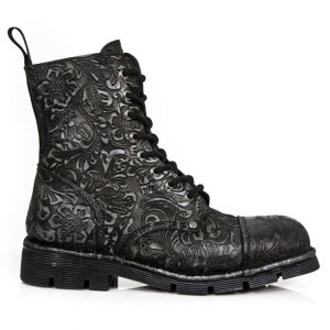  M.NEWMILI083-S7 DRAMA RAW NEGRO PLOMO HAND FINISHED LEATHER - 