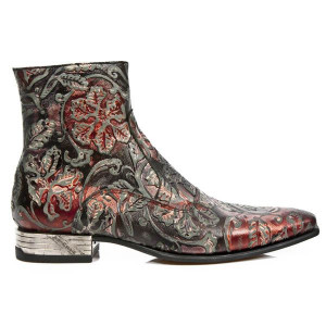  M.NW121-S23 VINTAGE FLOWER ROJO, VIP-1 GUM NEGRO T.VIP ACERO - 