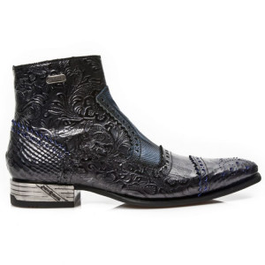  M.NW133-C2 PITON NEGRO GRAFITO REVESS AZUL DRAMA CHAROL NEGR - 