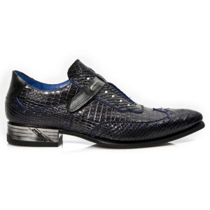  M.NW137-C1 PITON NEGRO GRAFITO REVESS AZUL,COCO NEGRO GRAFIT - 