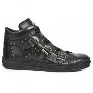  M.PS007-Z1 NOMADA NEGRO, CON BORDADO, PISA NEGRO - 