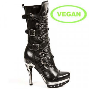 M.PUNK001-VC1 VEGAN NEGRO PLAT ACERO PUNK GARRAS T COBRA ACE - 